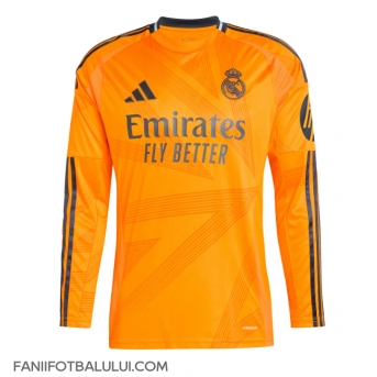 Real Madrid Tricou Fotbal Replică 2024-25 Barbati Deplasare Mâneci Lungi